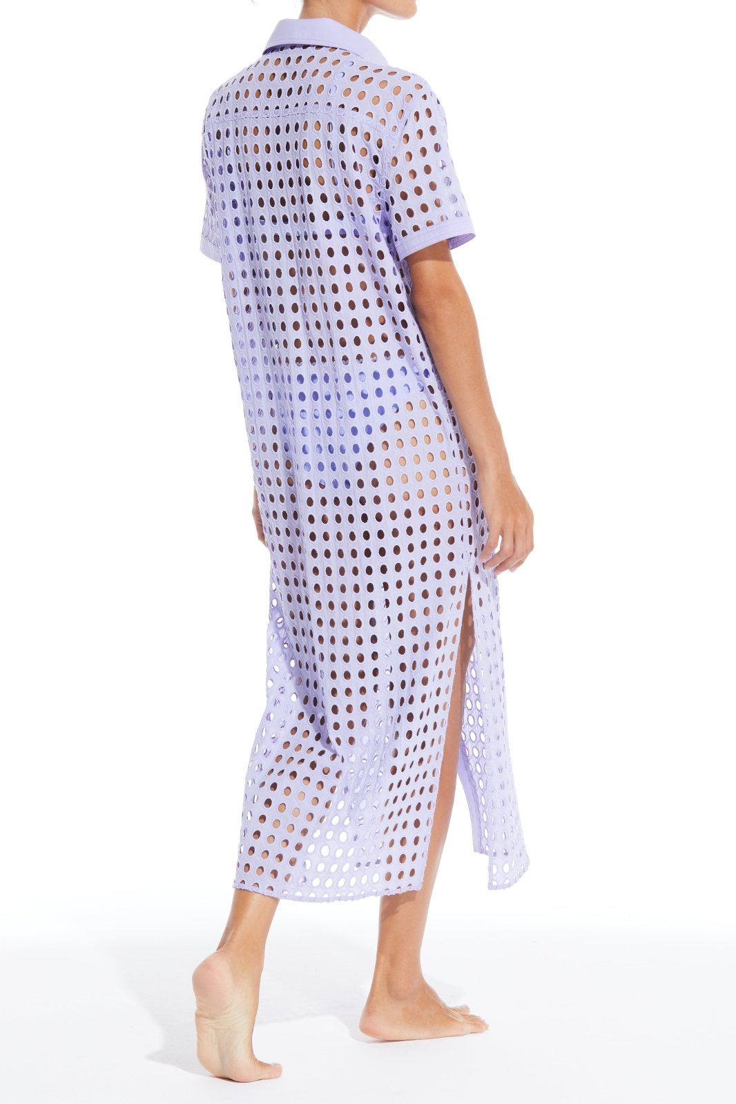 The Eyelet Oxford Tunic Maxi - Solid & Striped