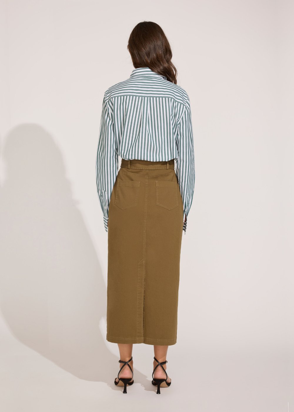 The Harper Cargo Skirt - Solid & Striped