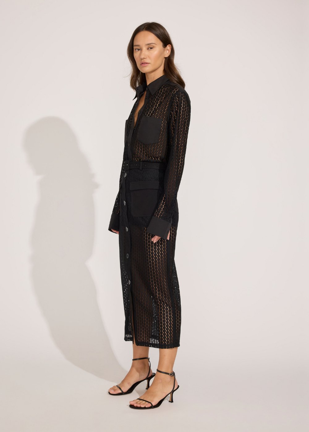 The Harper Lace Skirt - Solid & Striped