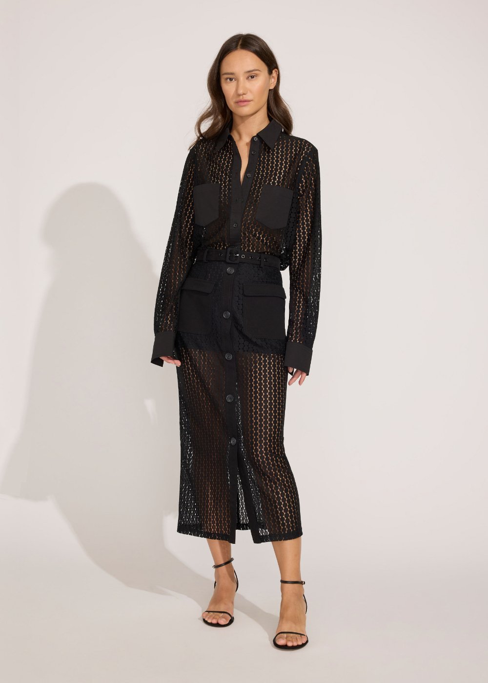 The Lace Oxford Tunic - Solid & Striped