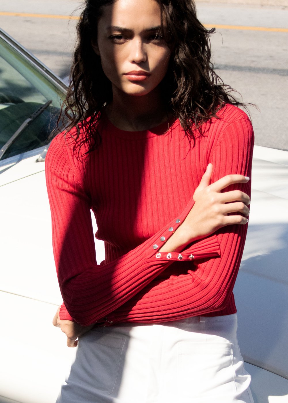 The Landman Sweater - Solid & Striped