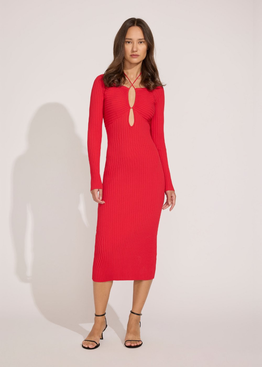 The Lisa Long Sleeve Dress - Solid & Striped