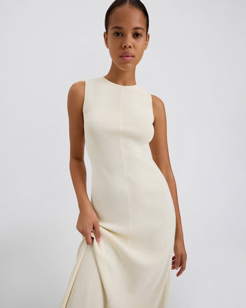 Lucerne Dress Ecru