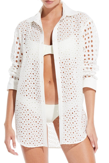The Oxford Tunic Mixed Eyelet