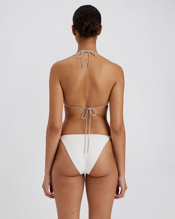 Morgan Rhinestone Bikini Bottom Brule