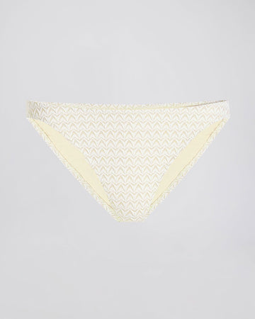Odessa Bikini Bottom Jacquard Ecru