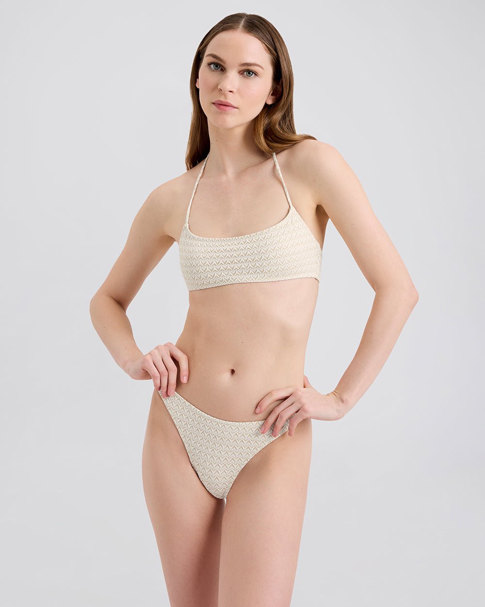 The Odessa Bikini Bottom - Solid & Striped