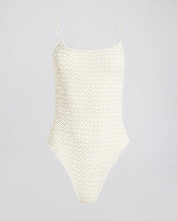 Renna One Piece Jacquard Ecru