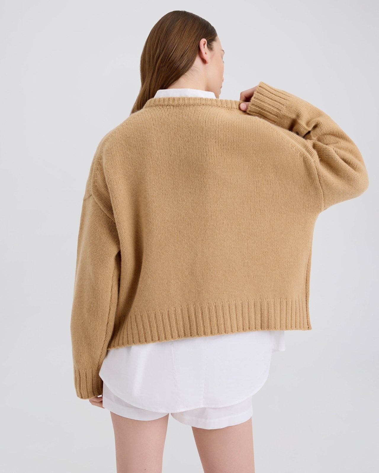 The Reva Cashmere Sweater - Solid & Striped