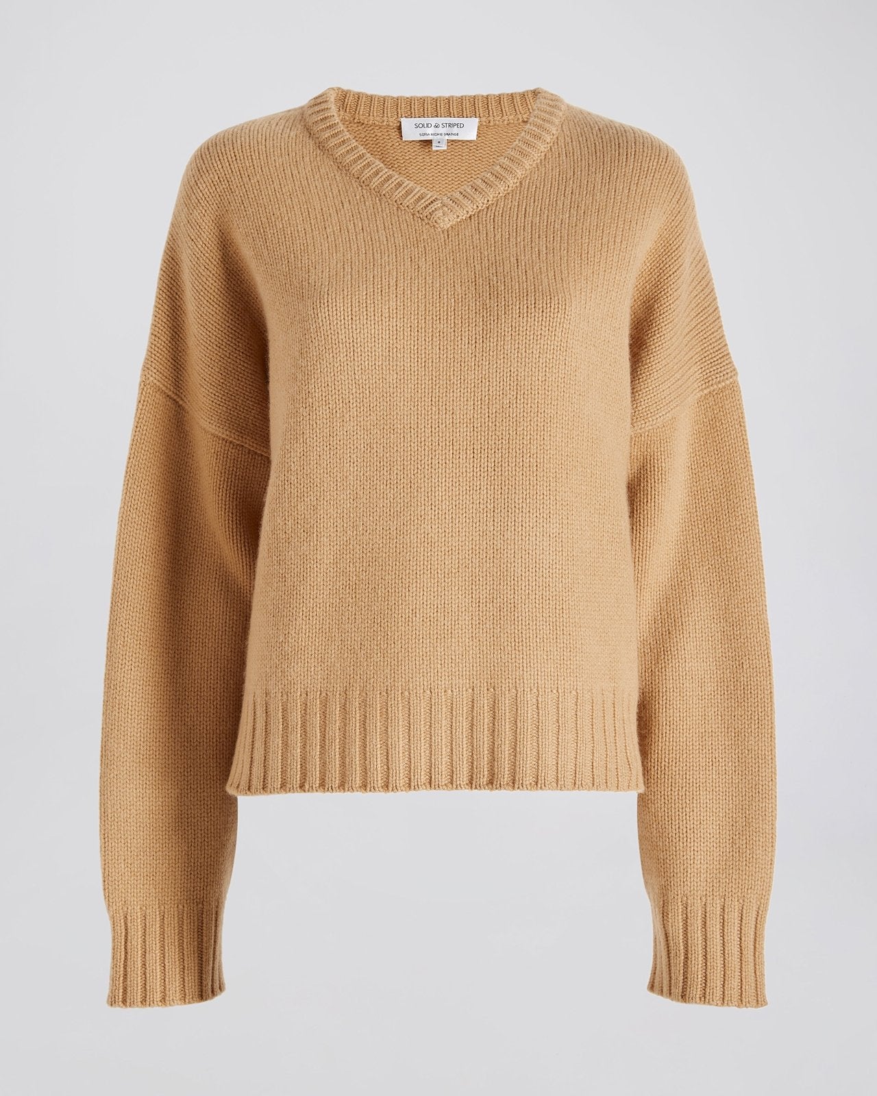 The Reva Cashmere Sweater - Solid & Striped