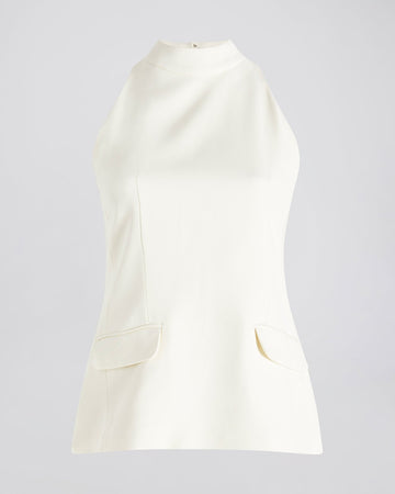 Ronit Sleeveless Top Ecru