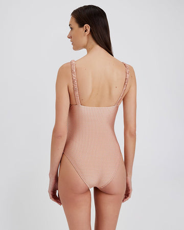 Verona One Piece Baby Polkadot Taupe