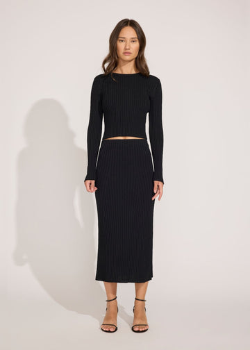 The Yvette Skirt - Solid & Striped