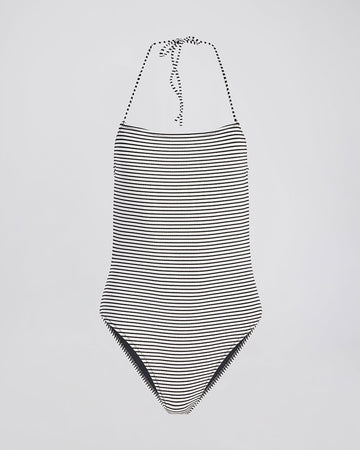 Zaria One Piece Noir White Stripe