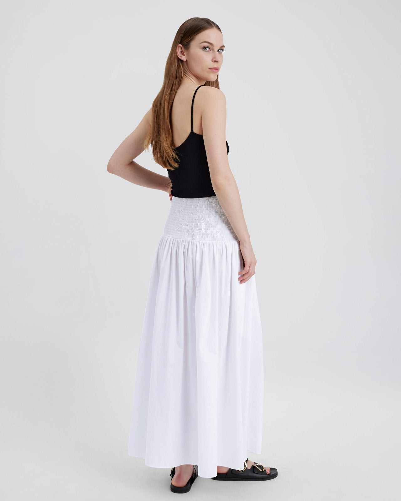 The Zaria Skirt - Solid & Striped