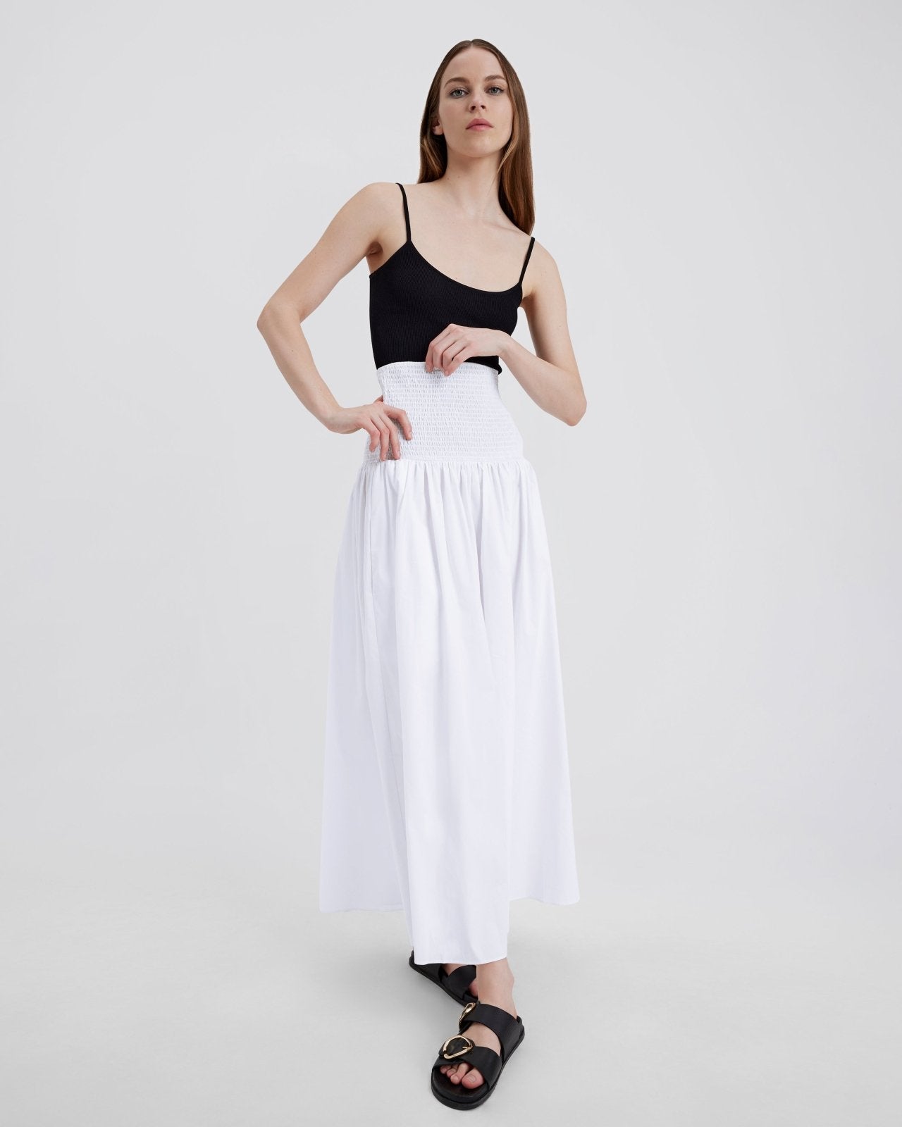 The Zaria Skirt - Solid & Striped